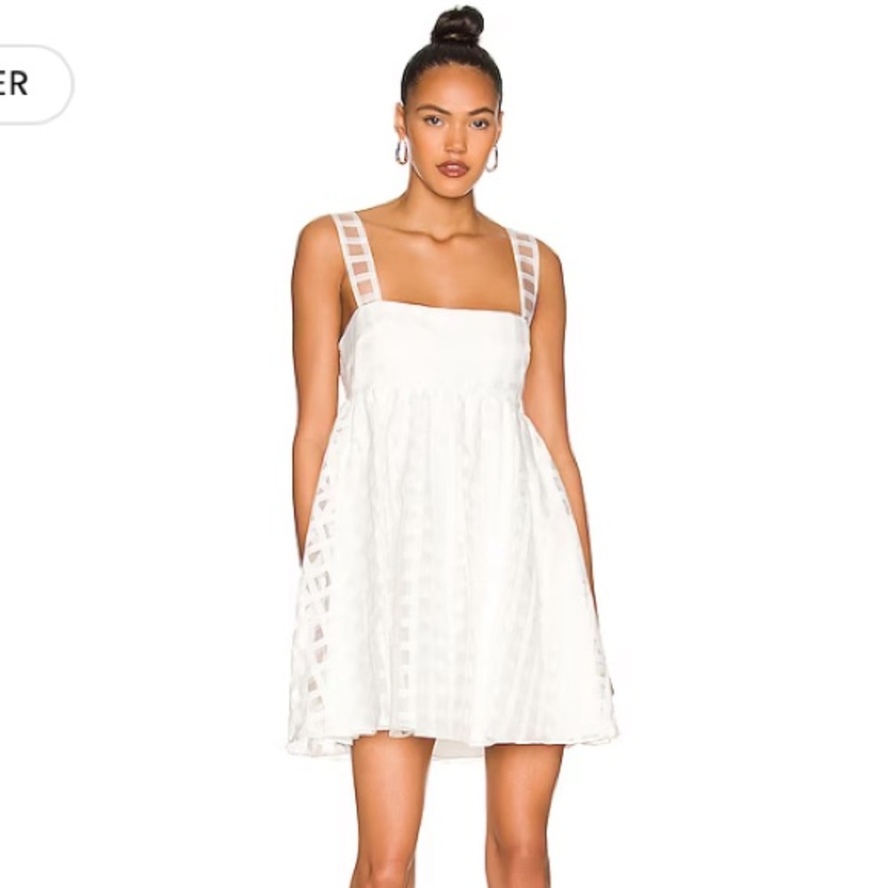 Amanda Uprichard White Mini Dress
